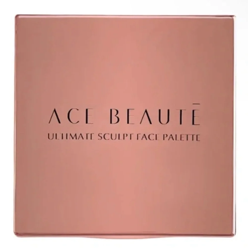Ace Beaute Limited Edition Ultimate Sculpt Face Palette for dark skin tones/ NIB